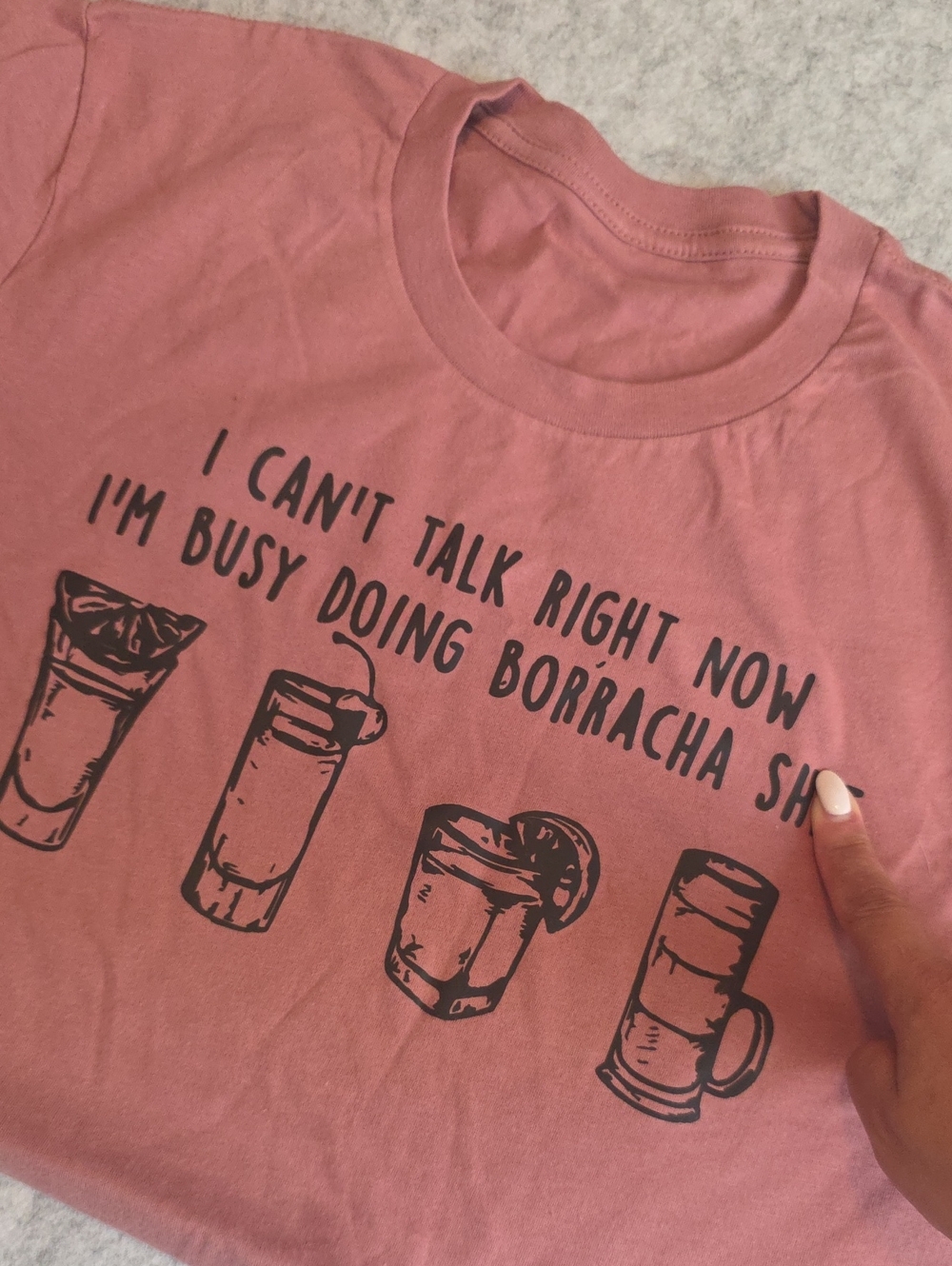 Large Unisex Rose Color Shirt